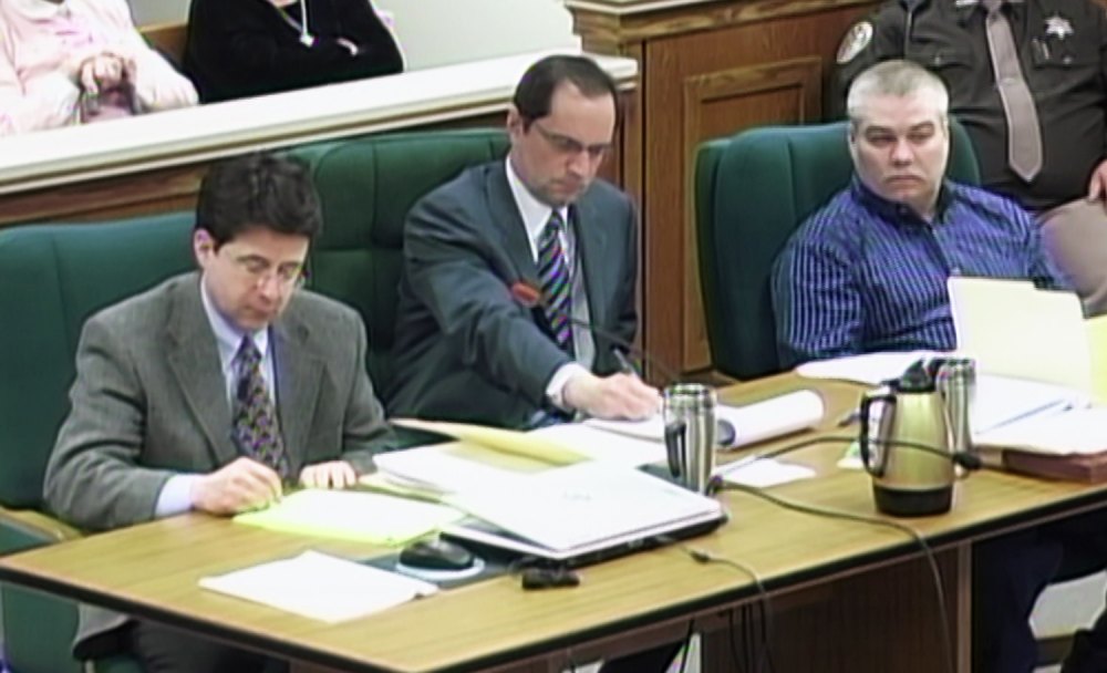 Dean Strang, Jerry Buting and Steven Avery