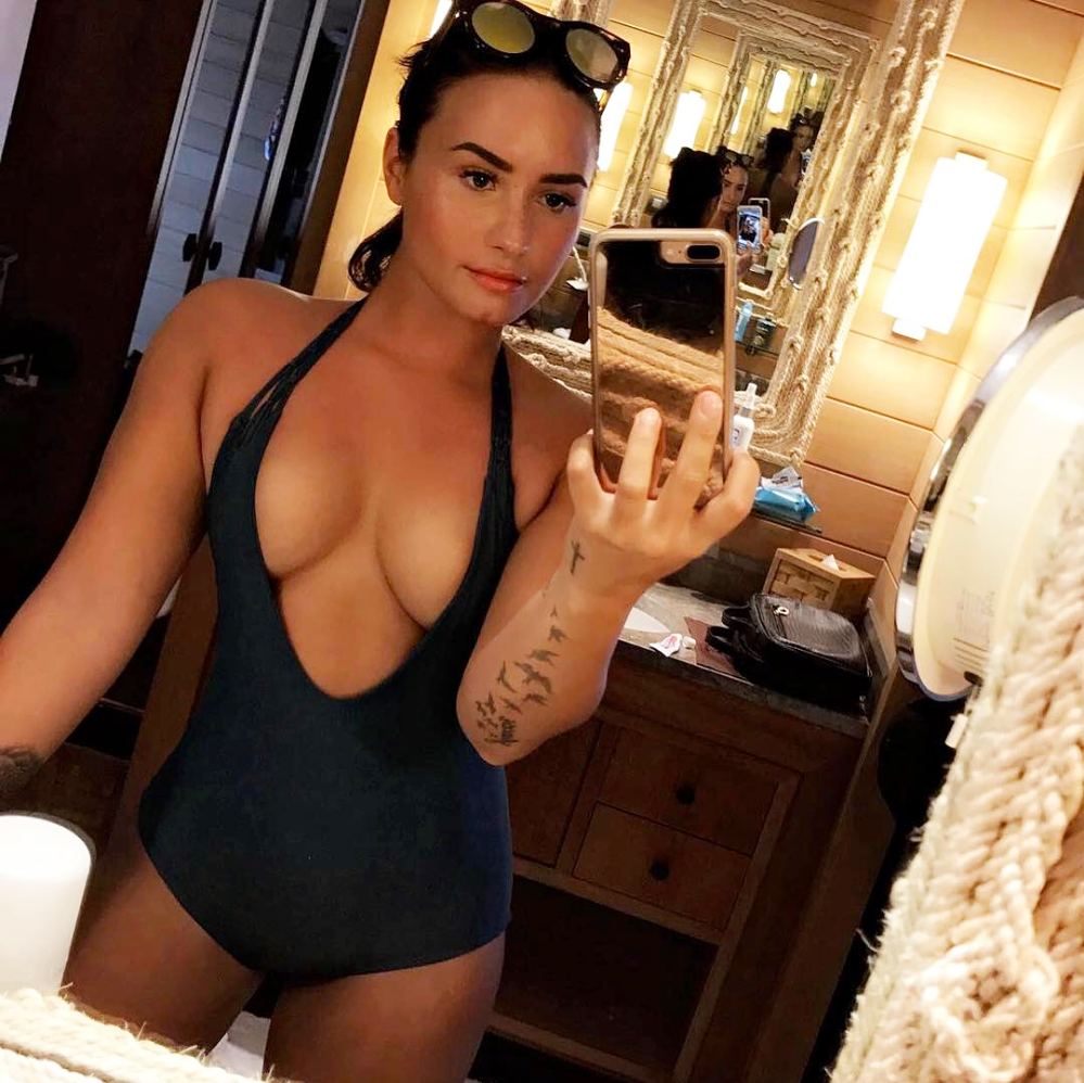 Demi Lovato bathing suit