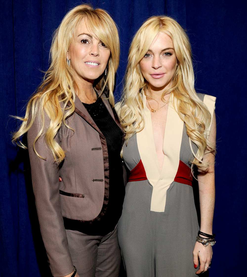 Dina Lohan and Lindsay Lohan