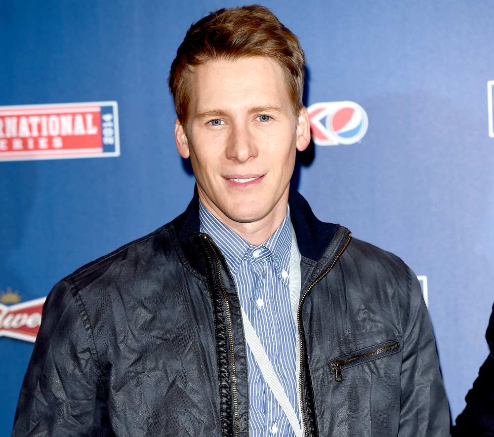Dustin Lance Black attends as the Dallas Cowboys play the Jacksonville Jaguars in an NFL match at Wembley Stadium on November 9, 2014 in London, England.