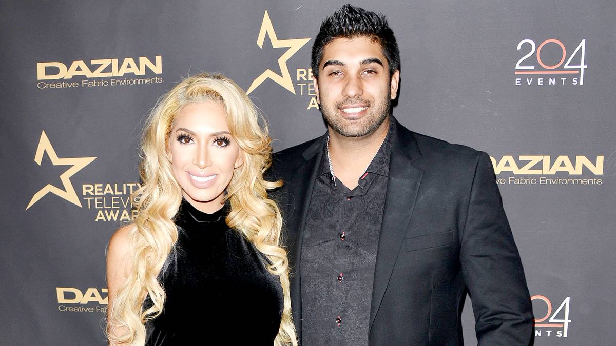 Farrah Abraham and Simon Saran attend the 4th Annual Reality TV Awards in Los Angeles, CA on November 2, 2016.