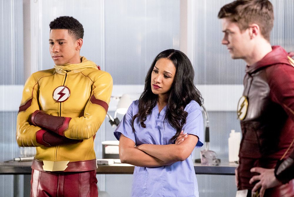 Keiynan Lonsdale, Candice Patton and Grant Gustin The Flash