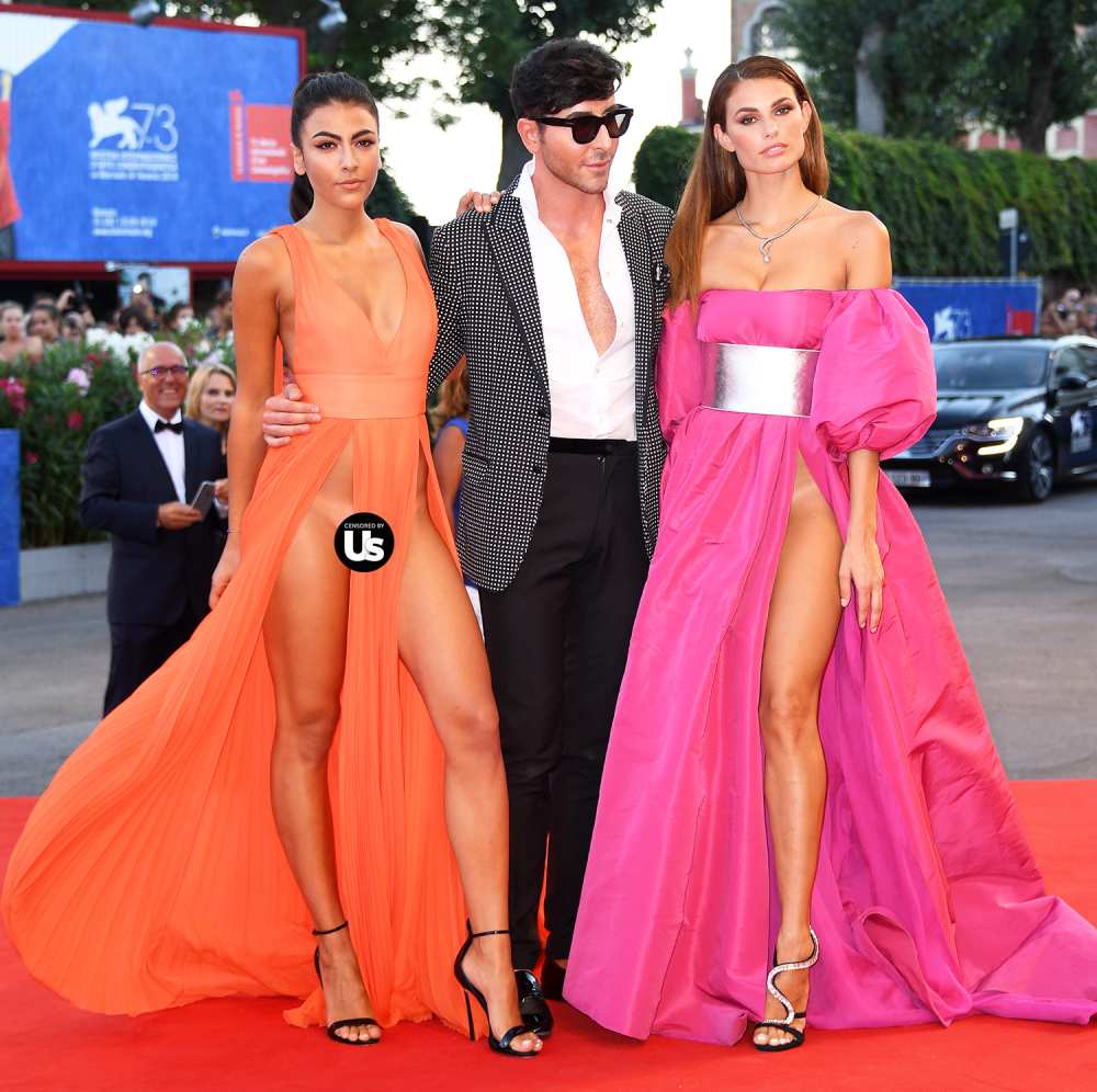 Dayane Mello, Matteo Manzini and Giulia Salemi attend the premiere of 'The Young Pope' during the 73rd Venice Film Festival at Palazzo del Casino on September 3, 2016 in Venice, Italy.