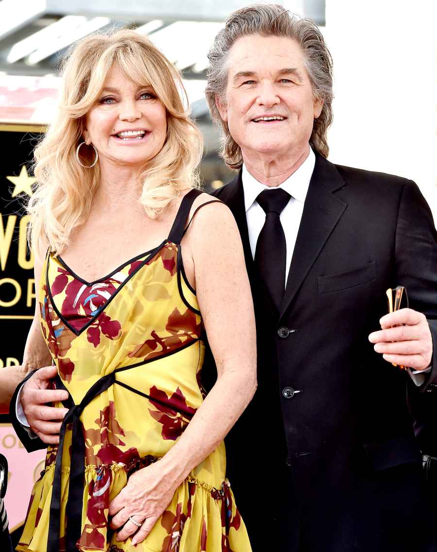 Goldie Hawn and Kurt Russell