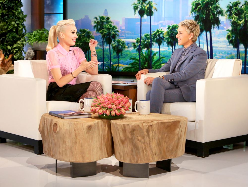 Gwen Stefani and Ellen DeGeneres