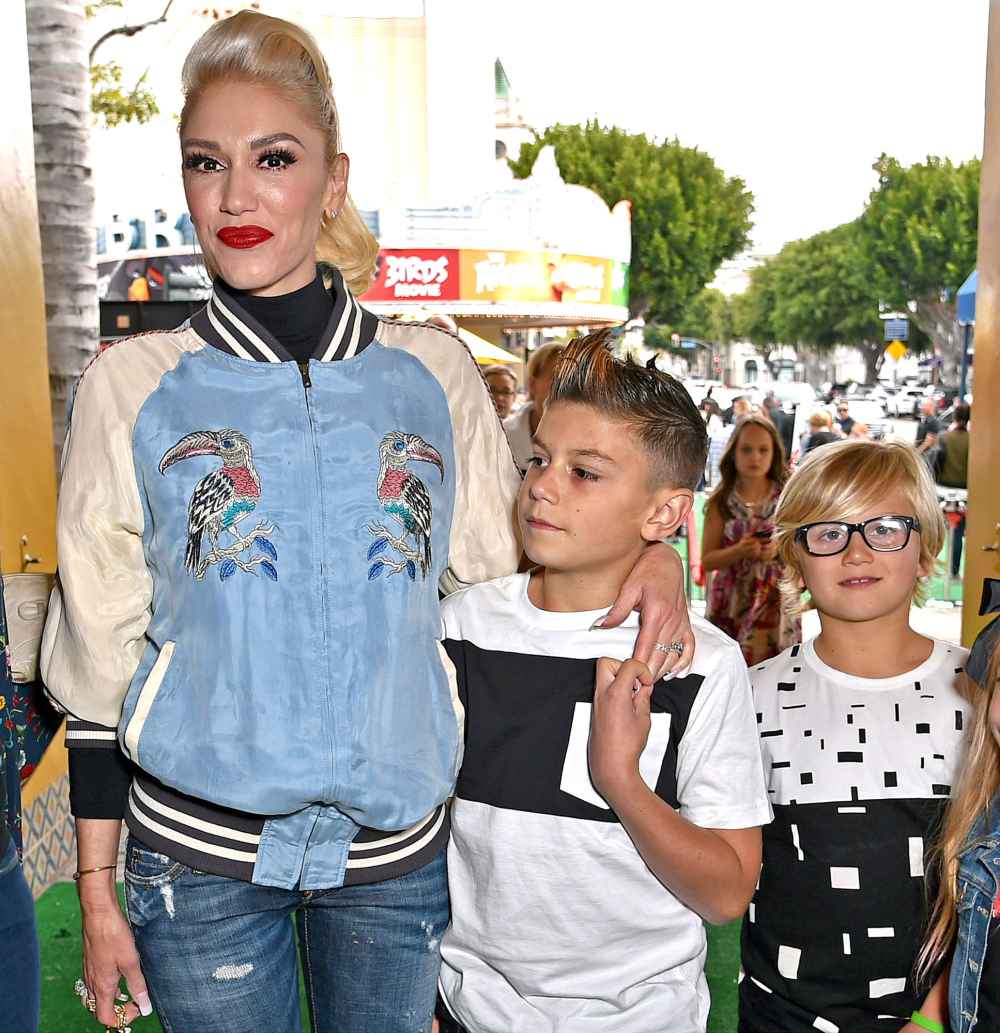 Gwen Stefani with sons kids Kingston Rossdale & Zuma Rossdale