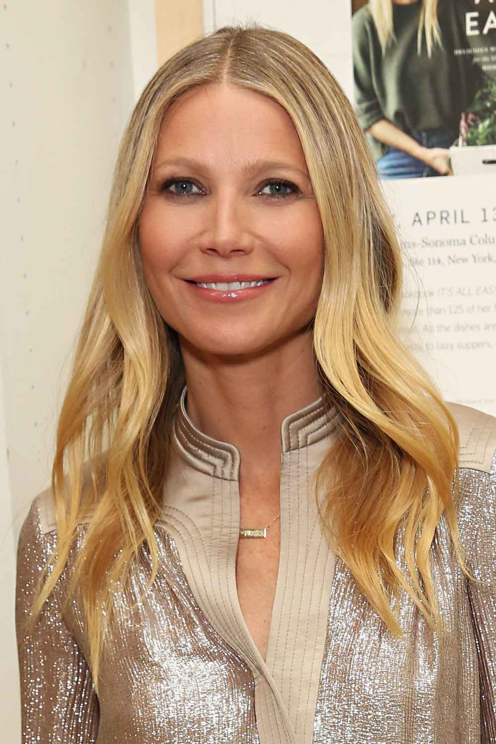 Gwyneth Paltrow looking glamorous to sign copies of her book 'It's All Easy' at Williams-Sonoma on April 13, 2016 in New York City