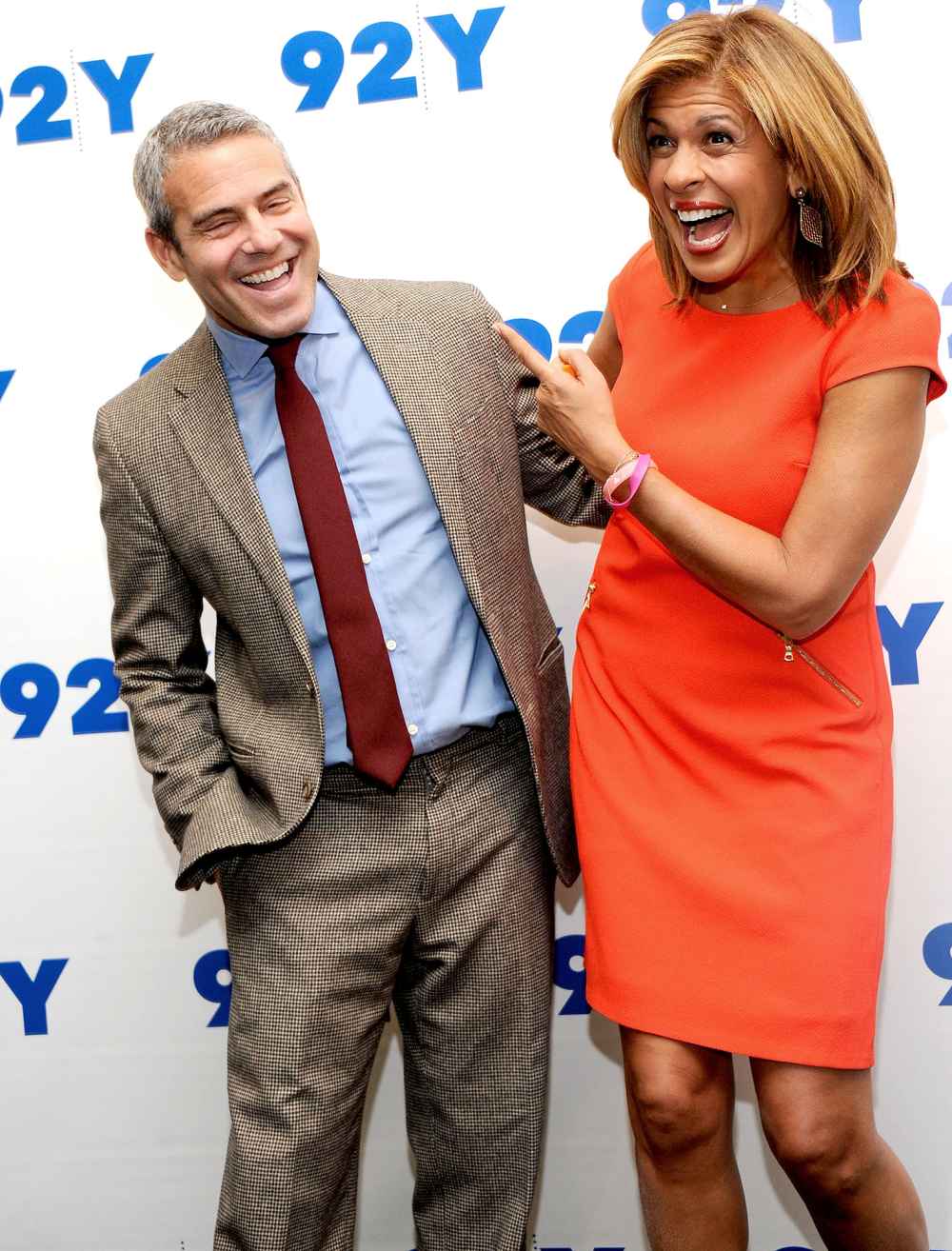 Andy Cohen and Hoda Kotb attend 92nd Street Y Presents: Hoda Kotb and Andy Cohen In Conversation at 92nd Street Y on January 6, 2016 in New York City.