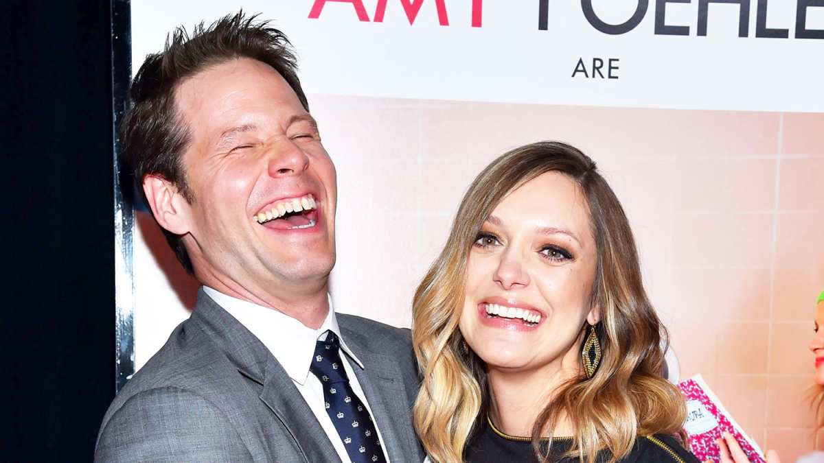 Ike Barinholtz and Erica Hanson