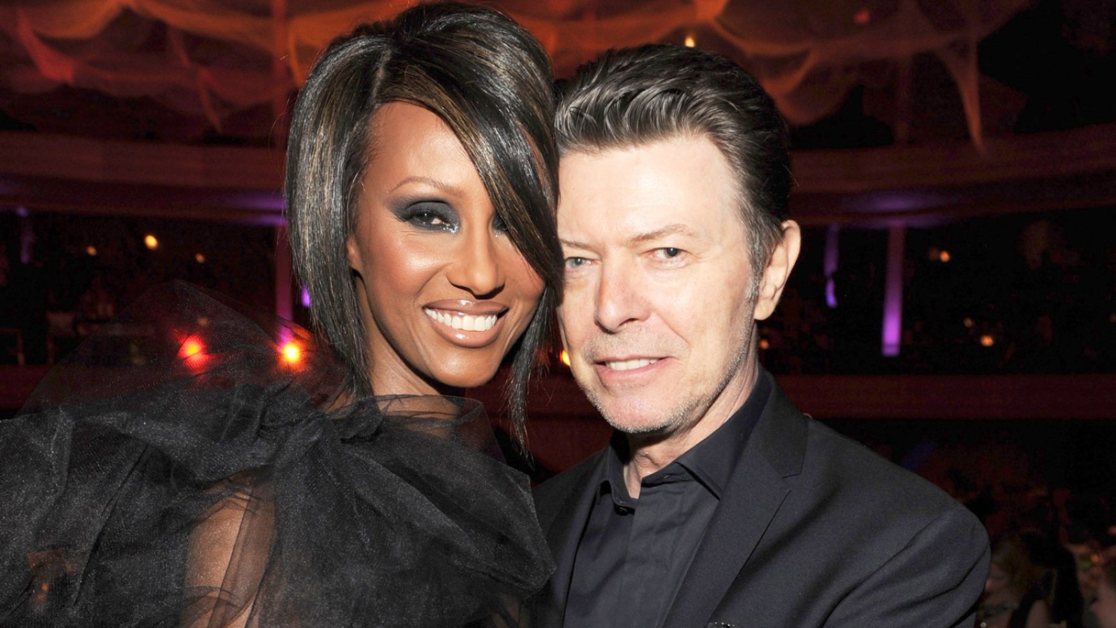 Iman and David Bowie