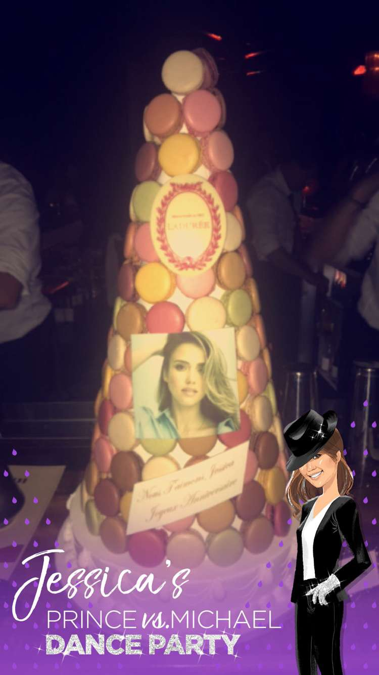 Jessica Alba's birthday cake