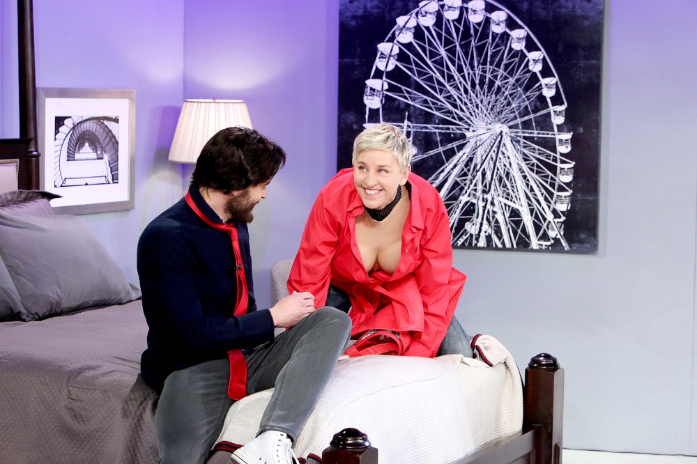 Jamie Dornan and Ellen DeGeneres