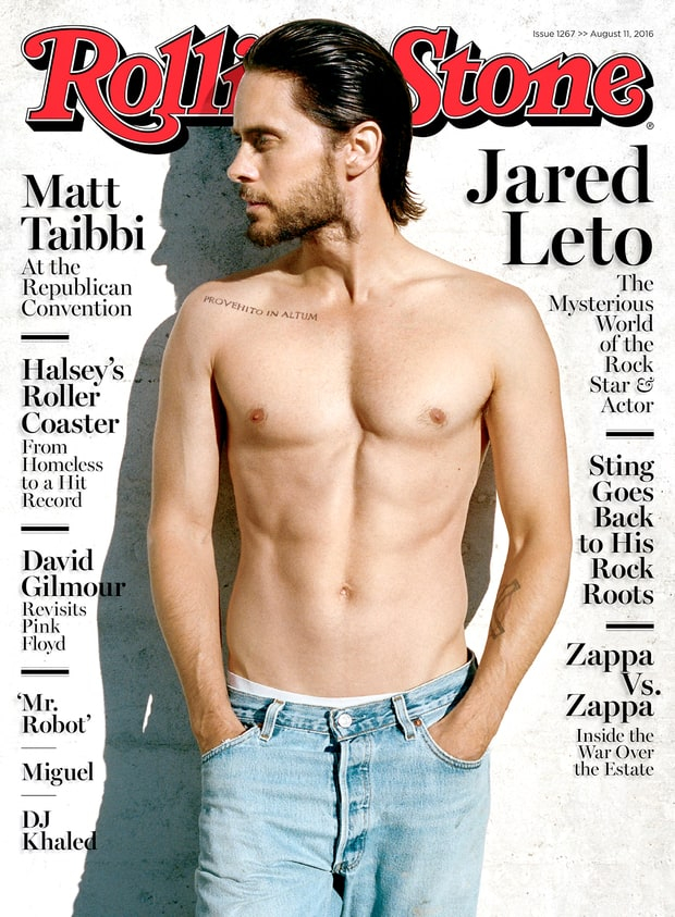 Jared Leto on the cover of Rolling Stone