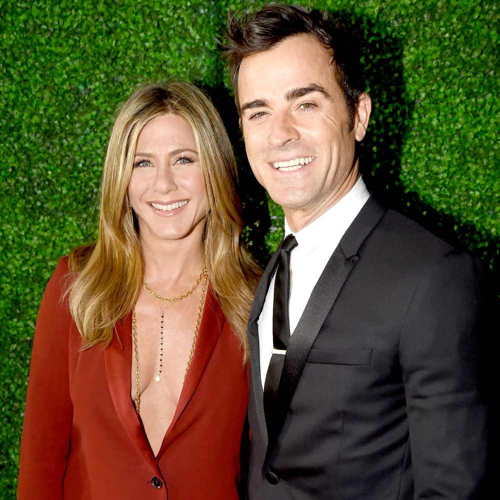 Jennifer Aniston and Justin Theroux (R) attend the 20th annual Critics' Choice Movie Awards at the Hollywood Palladium on January 15, 2015 in Los Angeles, California.