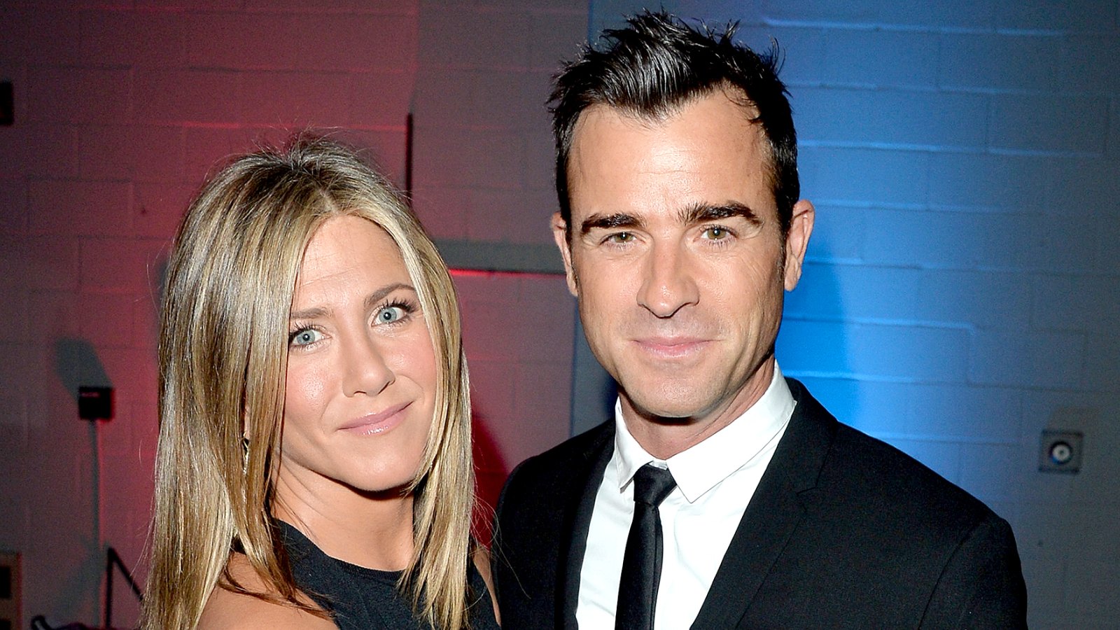 Jennifer Aniston and Justin Theroux attend the "Cake" premiere during the 2014 Toronto International Film Festival.