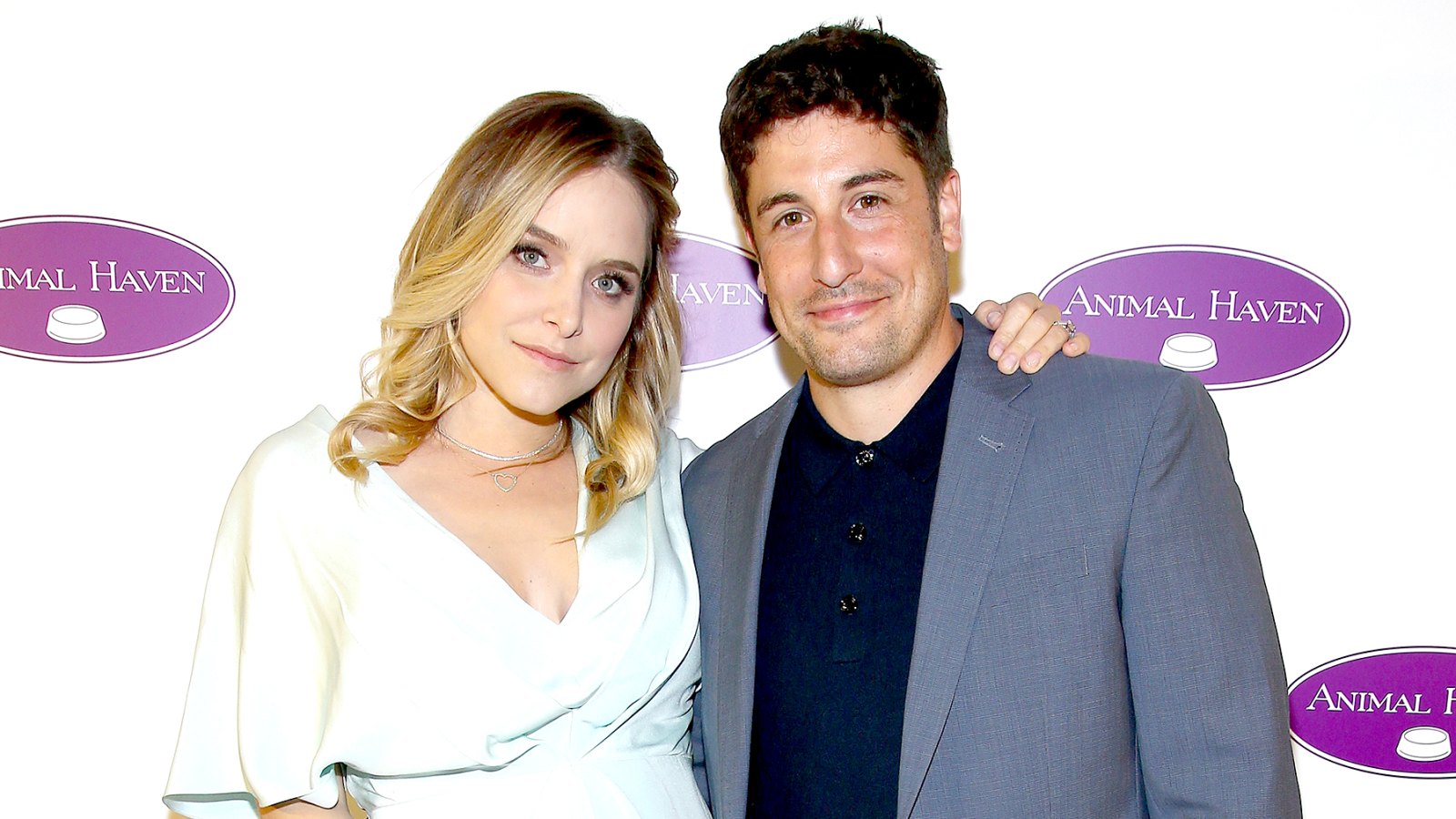 Jenny Mollen (L) and Jason Biggs attend the Animal Haven's 50th Anniversary Party at Capitale on June 14, 2017 in New York City.