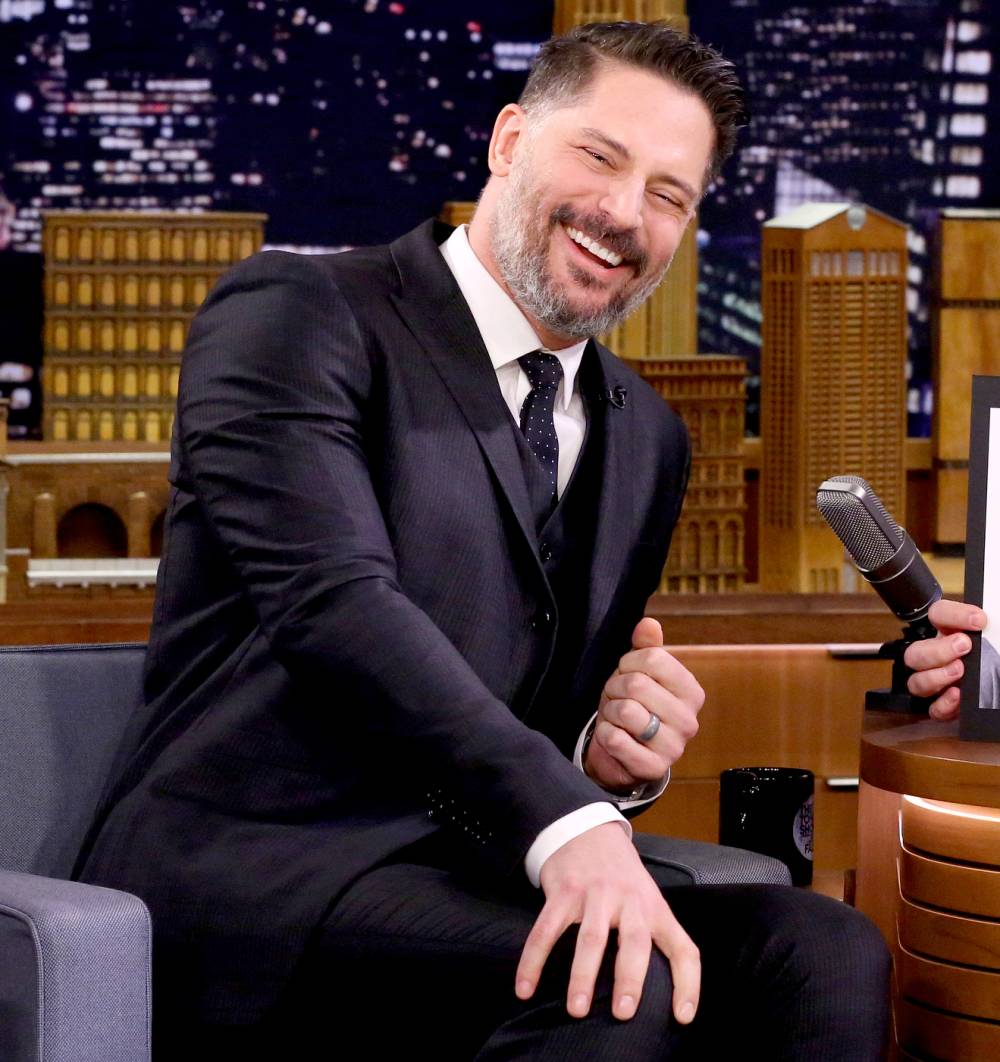 Joe Manganiello during an interview with host Jimmy Fallon on March 21, 2017