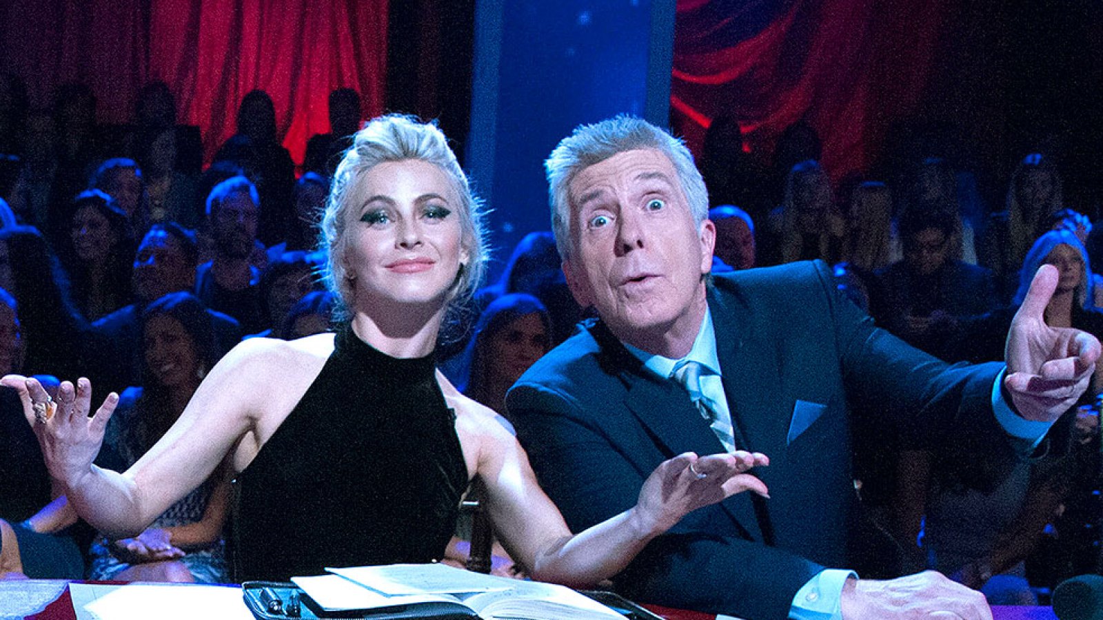 Julianne Hough and Tom Bergeron on Dancing With the Stars, Oct 24.