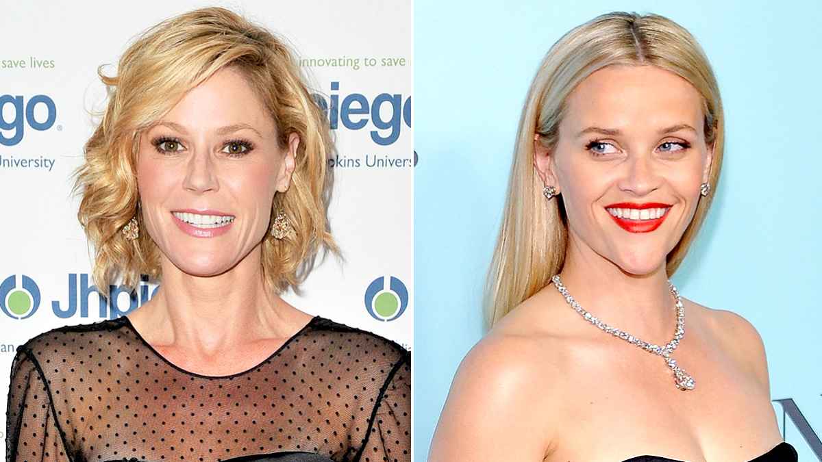 Julie Bowen and sons attend the Baby2Baby Holiday Party Presented By Tiny Prints At Montage Beverly Hills on December 6, 2015 in Beverly Hills, California.