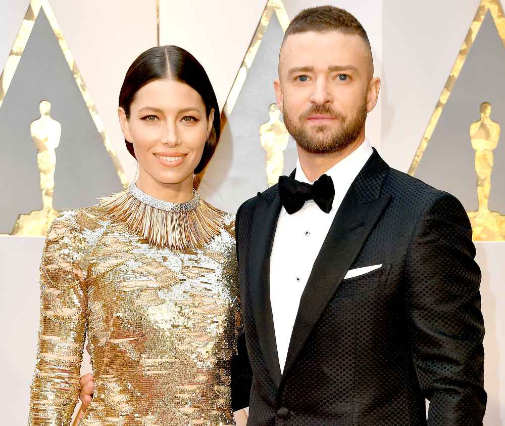Jessica Biel and Justin Timberlake attend the 89th Annual Academy Awards at Hollywood & Highland Center on February 26, 2017 in Hollywood, California.