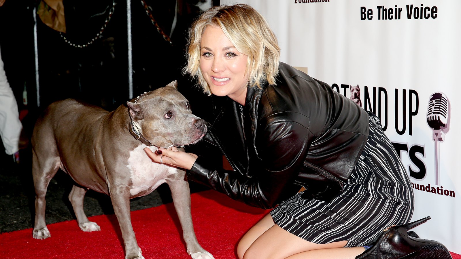 Kaley Cuoco attends the Stand Up For Pits Comedy Benefit at The Improv on November 8, 2015.