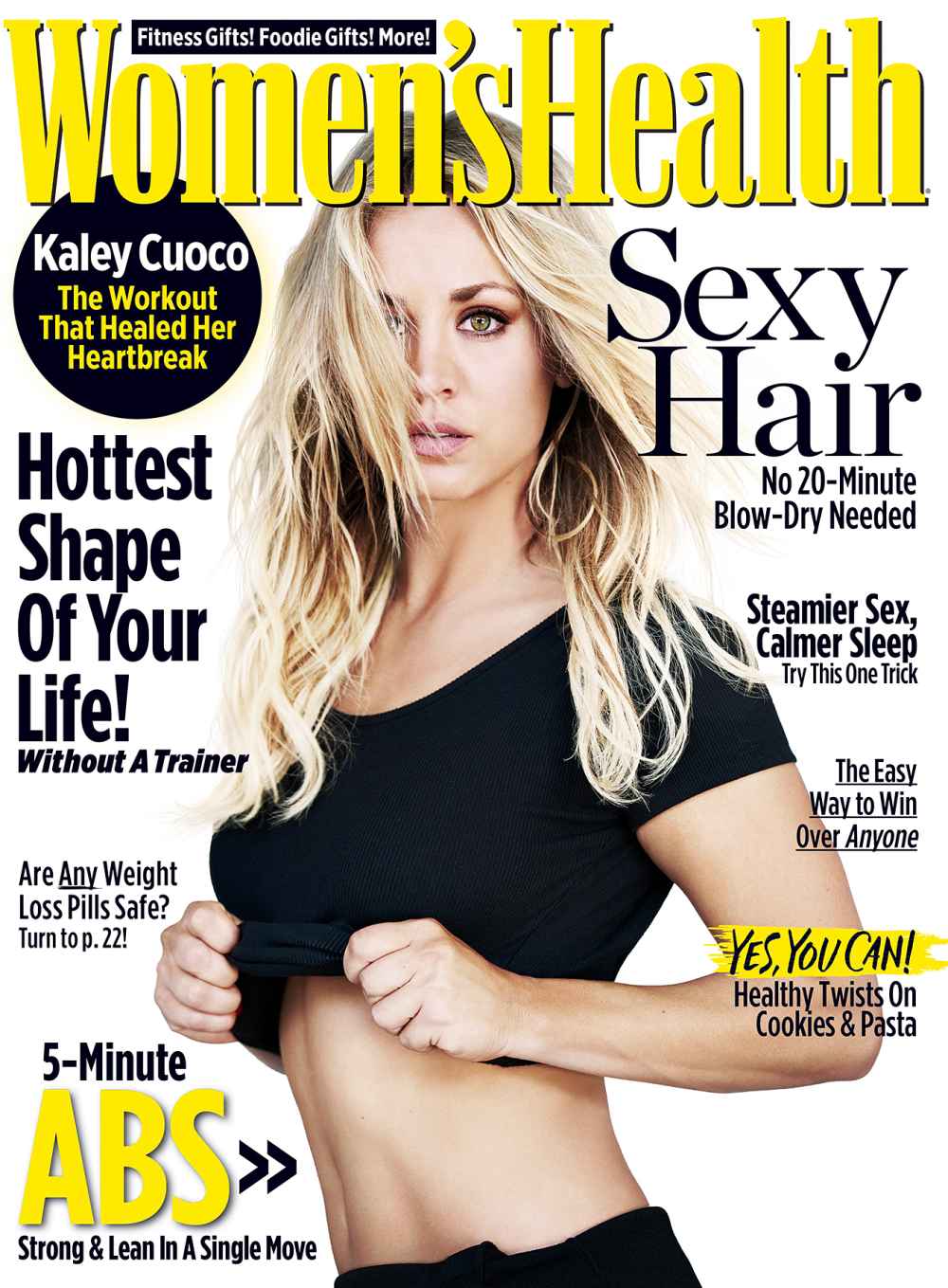 Kaley Cuoco Women's Health cover
