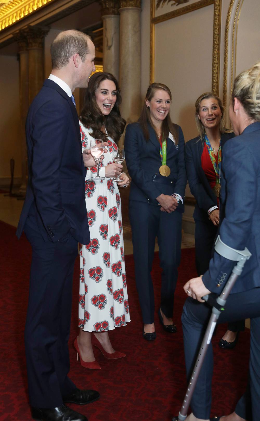 Susannah got Kate Middleton's seal of approval at the event too
