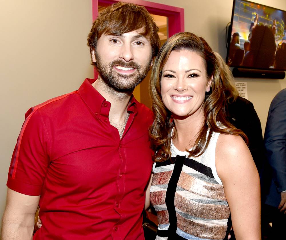 Dave Haywood of the music group Lady Antebellum and Kelli Cashiola attend the 52nd Academy Of Country Music Awards at T-Mobile Arena on April 2, 2017 in Las Vegas, Nevada.