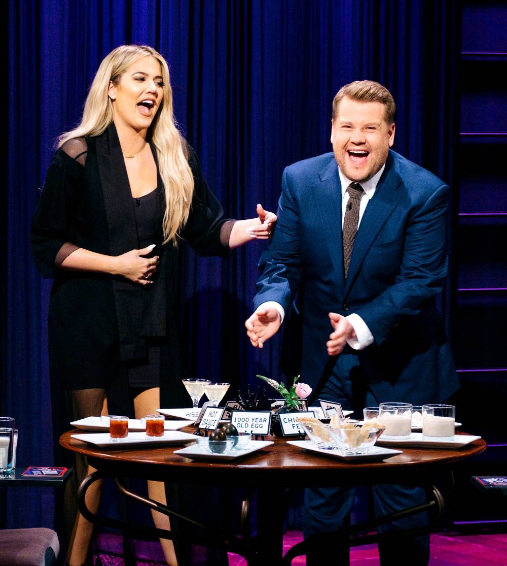 Khloe Kardashian plays Spill Your Guts or Fill Your Guts with James Corden during