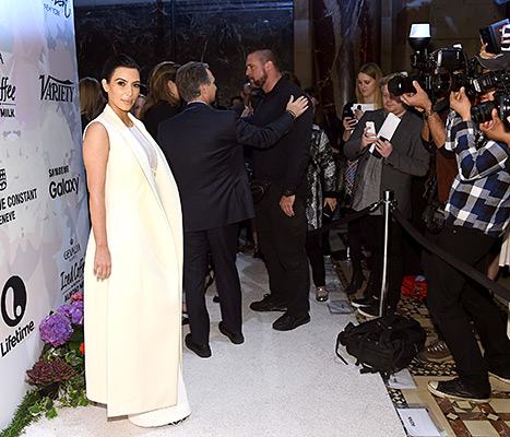 Kim Kardashian - Variety (red carpet side shot)