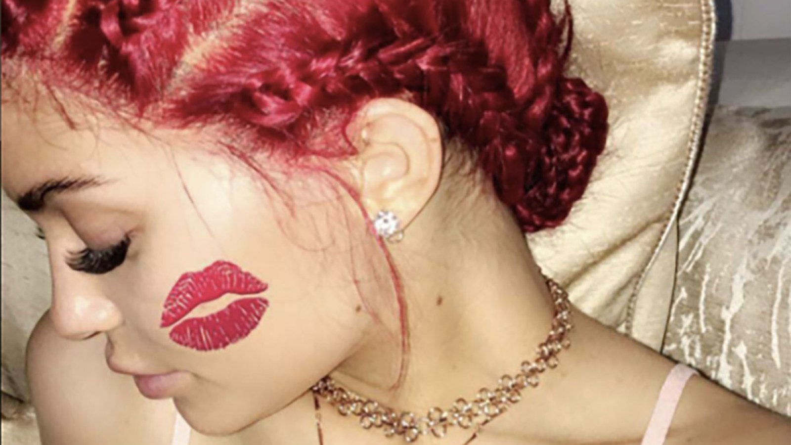 Kylie Jenner rocks red hair for 19th birthday