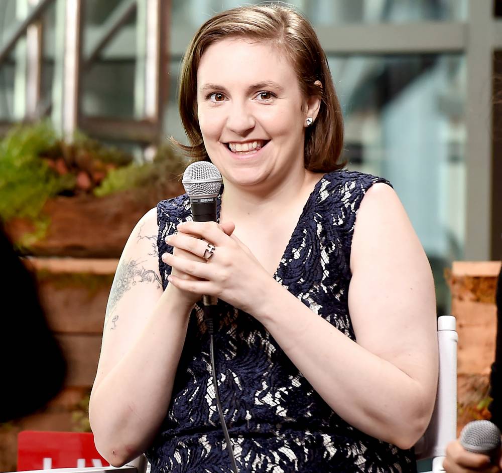 Lena Dunham speak at the Glamour And Facebook Host Conversation With Cindi Leive, Chelsea Clinton, Lena Dunham, America Ferrera At The Democratic National Convention on July 26, 2016 in Philadelphia, Pennsylvania.