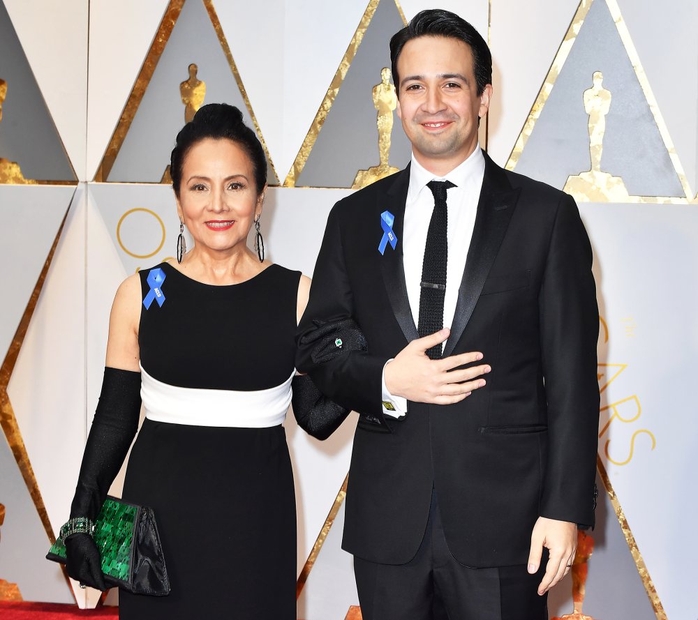 Lin-Manuel Miranda mom Oscars 2017