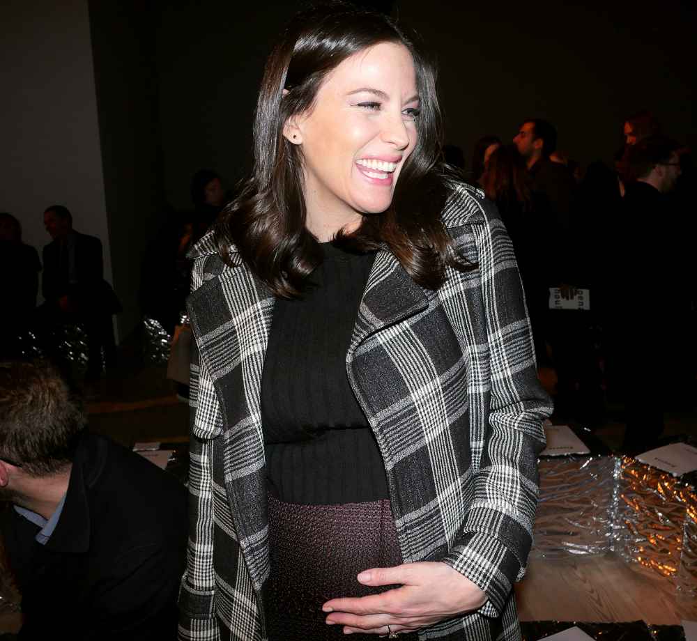 Liv Tyler in the front row at the Proenza Schouler show, Runway, Fall Winter 2016.