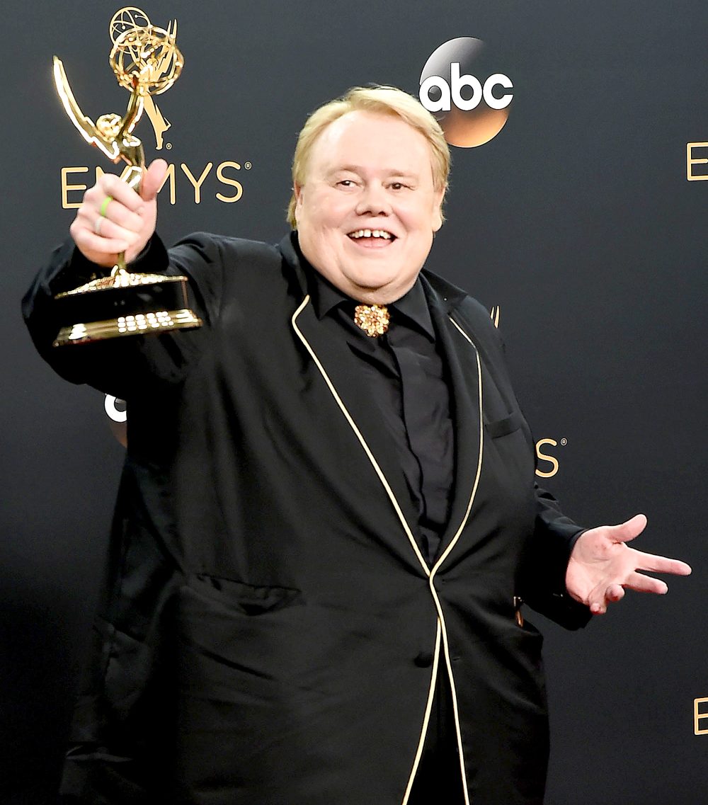 Louie Anderson in the press room at the 68th Emmy Awards at the Microsoft Theater on Sept. 18, 2016, in Los Angeles.