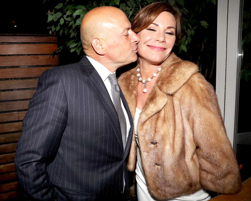 Tom DAgostino Jr. and Luann de Lesseps attend 'The Real Housewives of New York City' season 9 premiere party at the Attic Rooftop Lounge in New York City on April 5, 2017.