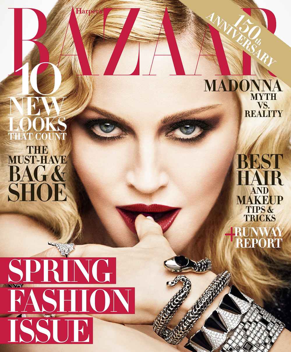 Madonna Harper's Bazaar cover