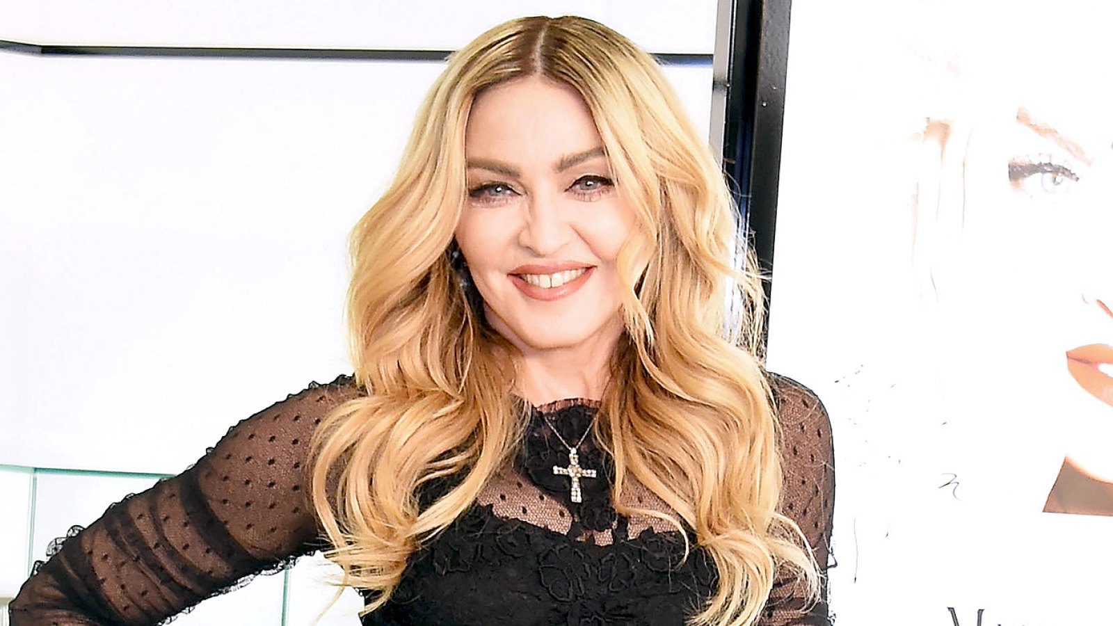 Madonna attends the promotional event for "MDNA SKIN" on February 15, 2016 in Tokyo, Japan.