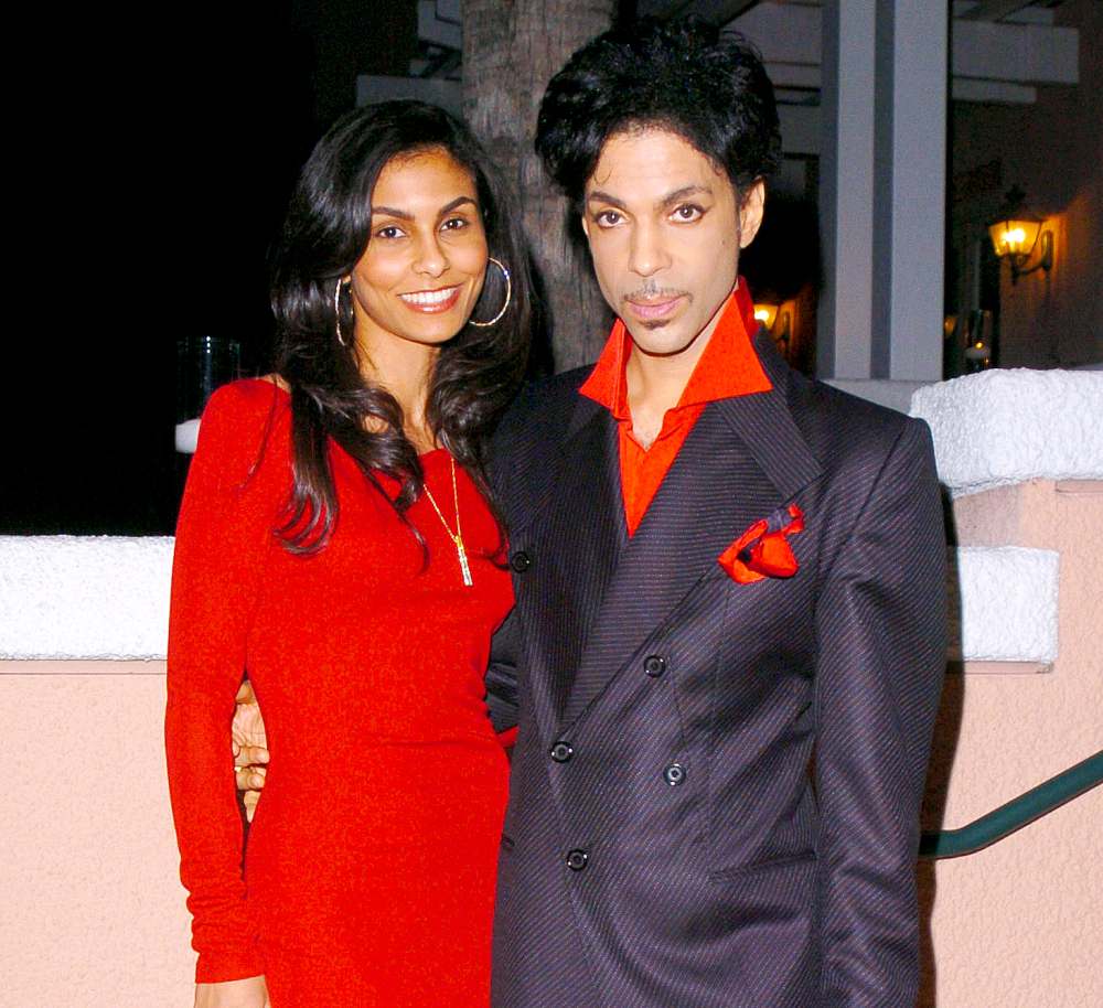 Manuela Testolini and Prince during Clive Davis' 2005 Pre-Grammy Awards Party.