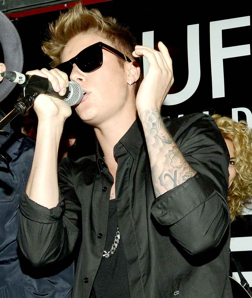 Justin Bieber performs at the Scooter Braun Projects Sunday Funday Showcase on March 9, 2014, in Austin, Texas.