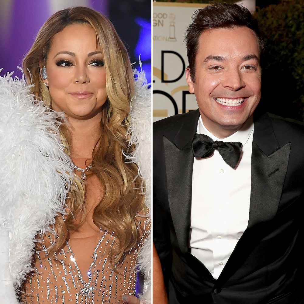 Mariah Carey and Jimmy Fallon