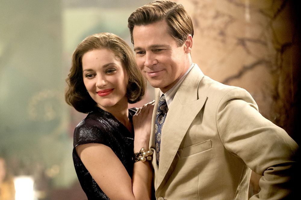 Brad Pitt plays Max Vatan and Marion Cotillard plays Marianne Beausejour in Allied.