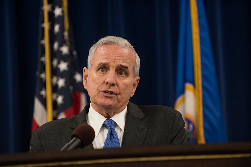 Gov. Mark Dayton during an event in July 2016