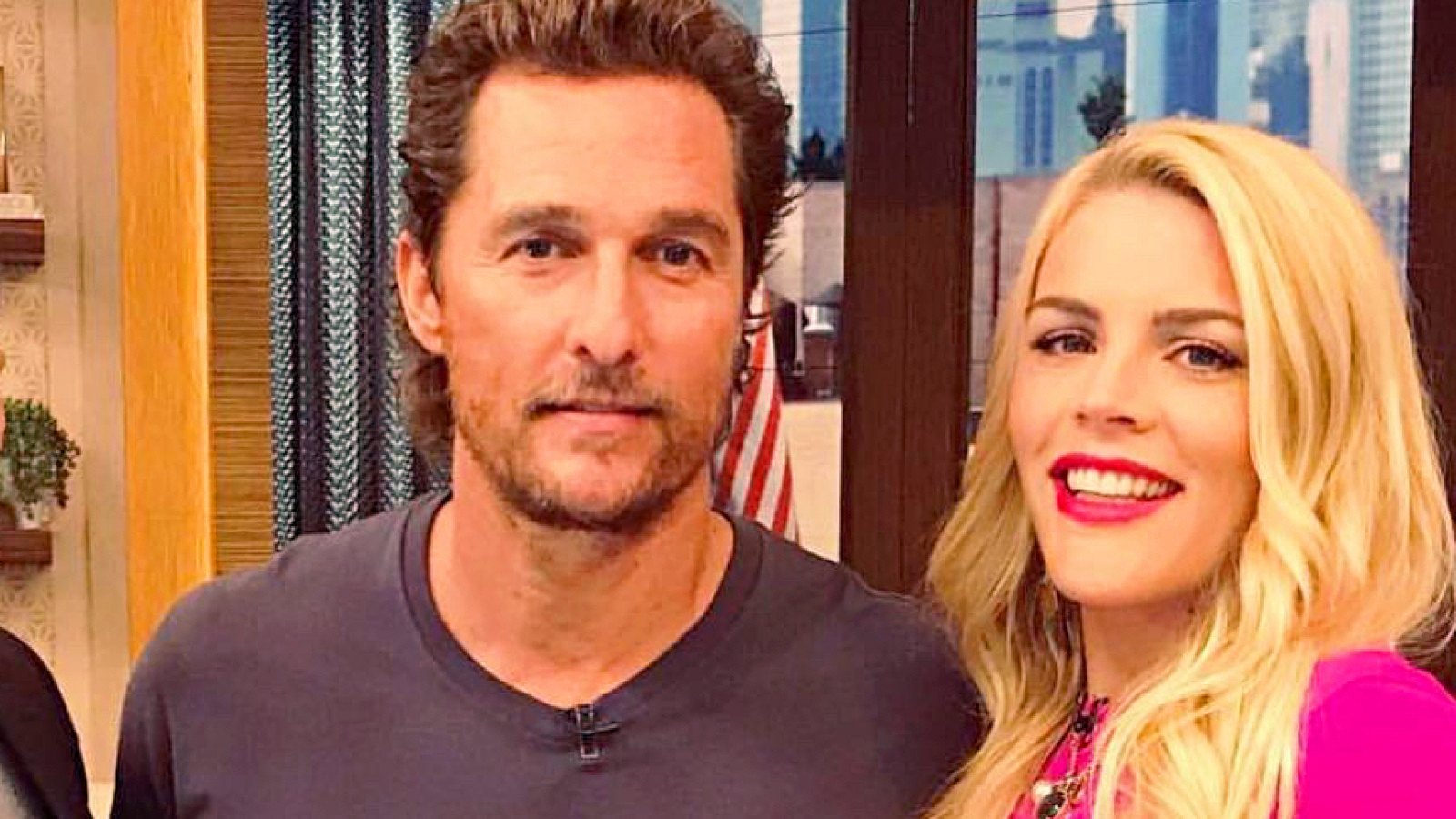 Matthew McConaughey and Busy Philipps