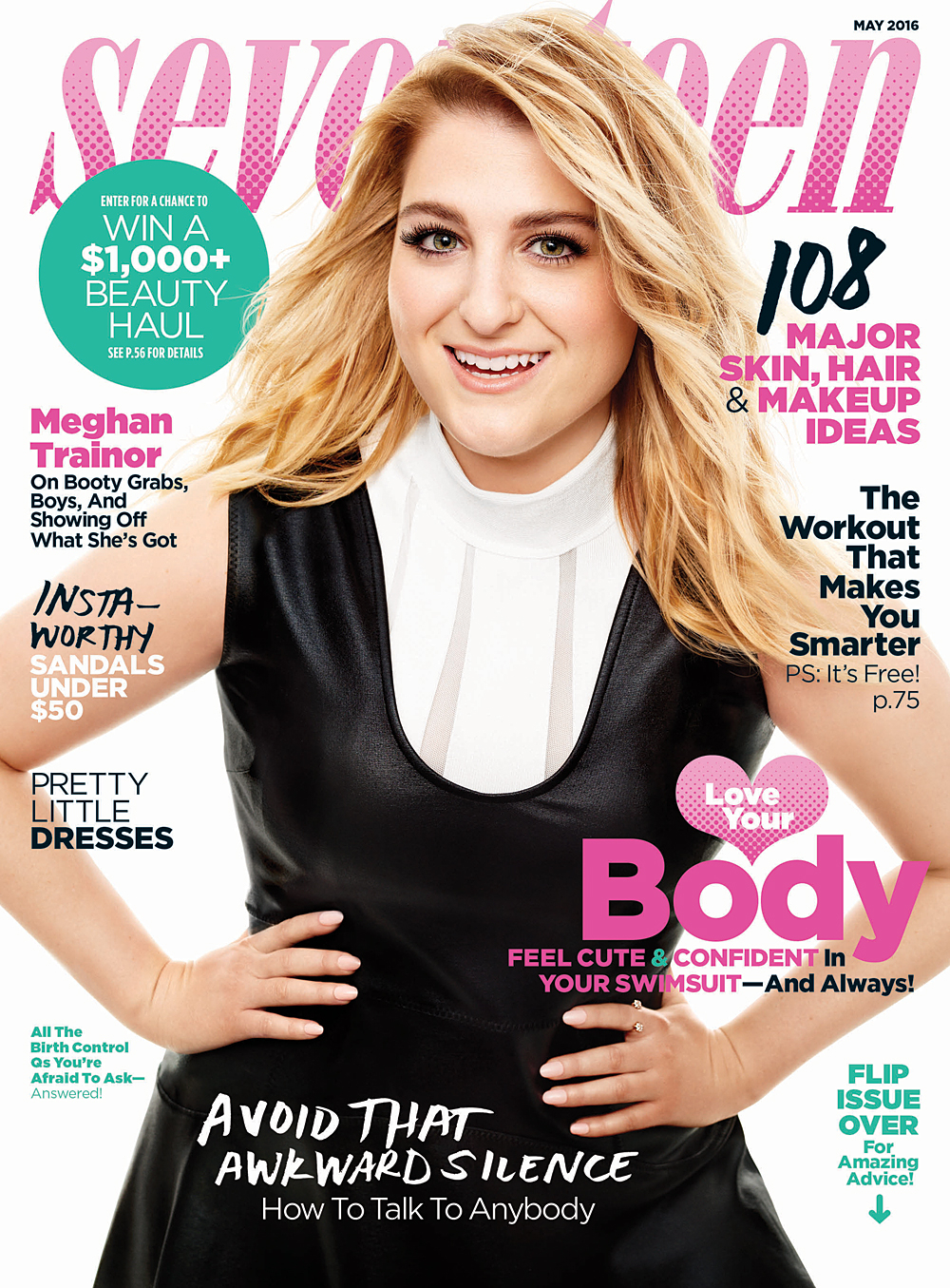 Meghan Trainor on the cover of 'Seventeen'