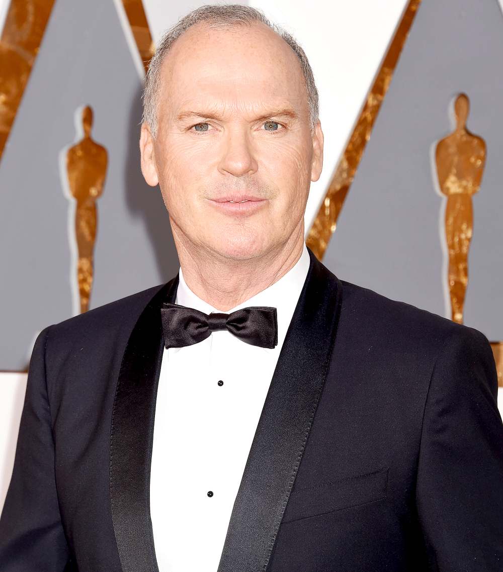 Michael Keaton arrives at the 88th Annual Academy Awards.