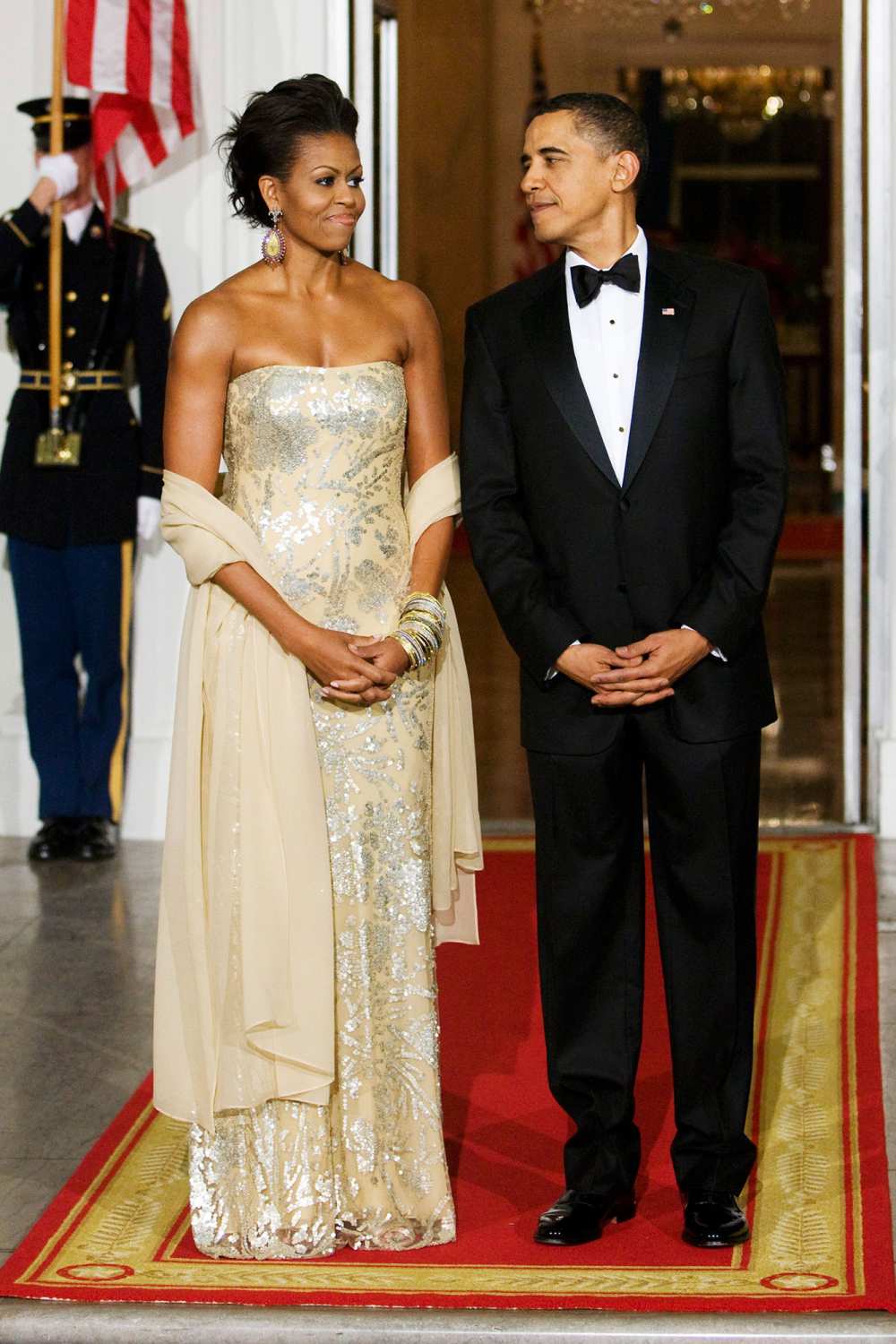 Barack Obama Michelle Obama 2009 State Dinner