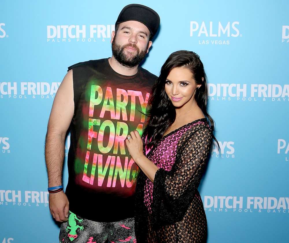 Mike Shay and Scheana Shay arrive at Ditch Fridays at Palms Casino Resort to celebrate her birthday on May 8, 2015 in Las Vegas, Nevada.