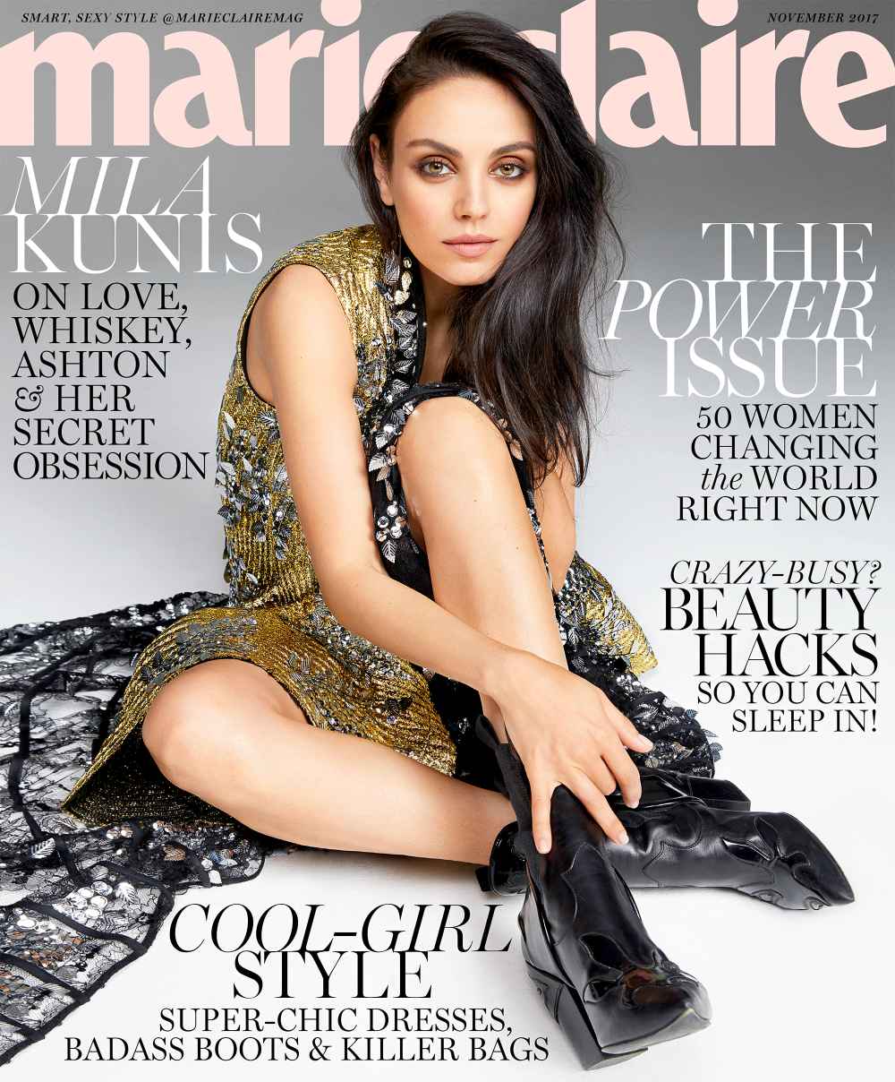 Mila Kunis on Marie Claire Cover
