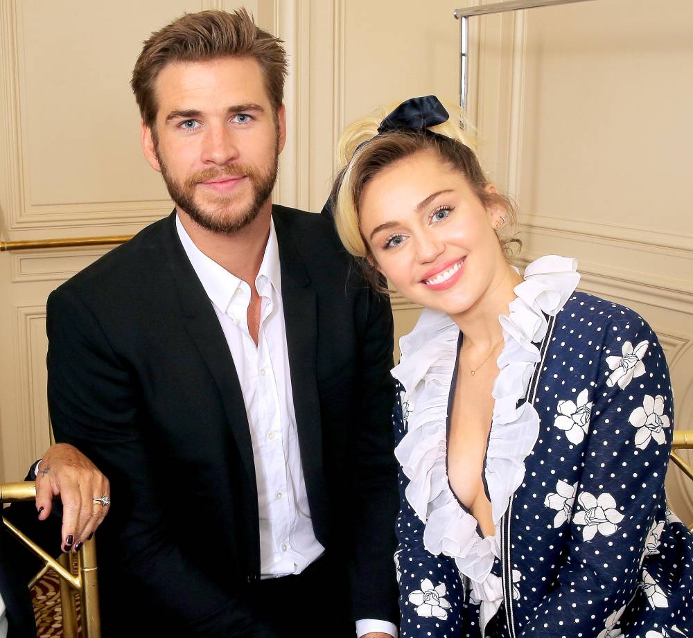 Liam Hemsworth and Miley Cyrus Variety's Power of Women Presented by Lifetime, October 14, 2016.
